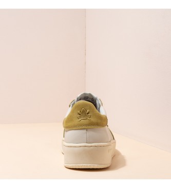 El Naturalista Sneakers i lder N5841 Multimateriale hvid, beige