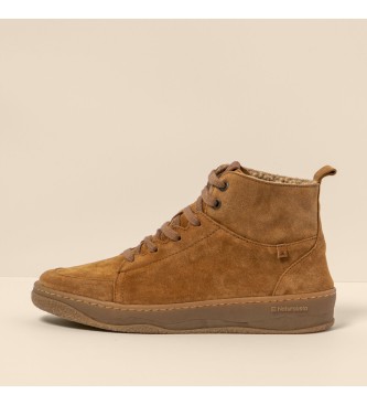 El Naturalista Leather Ankle Boots N5843 Geo brown