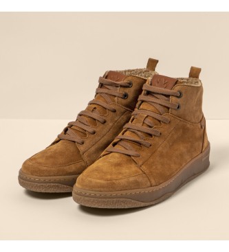 El Naturalista Leather Ankle Boots N5843 Geo brown