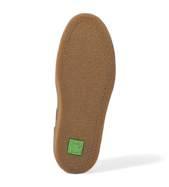 El Naturalista Sapatilhas de couro N5844 Geo bordeaux