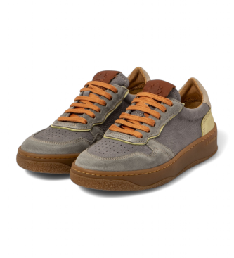 El Naturalista Sneakers N5844 in pelle grigia Geo