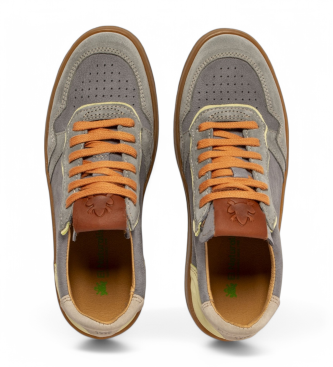 El Naturalista Sneakers N5844 in pelle grigia Geo