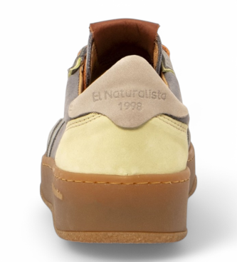 El Naturalista Sneakers N5844 in pelle grigia Geo