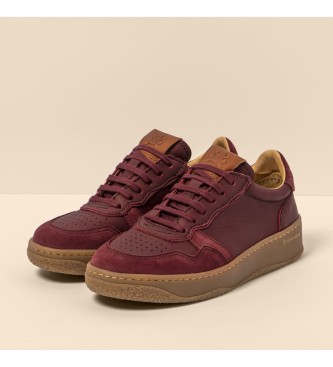 El Naturalista Leather Shoes N5844 Wax Nappa-Silk Suede Cherry
