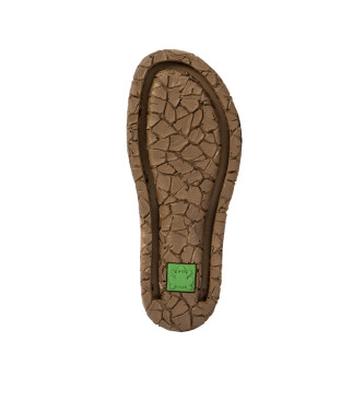 El Naturalista Leren sandalen N5866 Tabernas bruin groenbruin