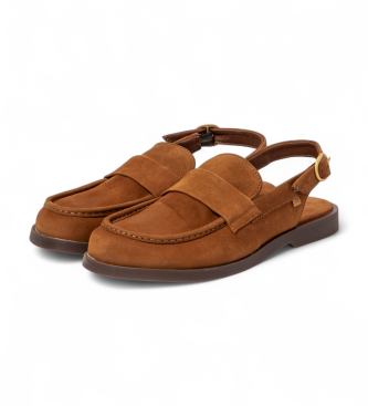 El Naturalista Leather Sandals N5872 Arenisca brown sandal
