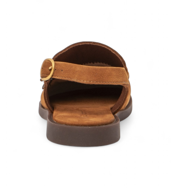 El Naturalista Leather Sandals N5872 Arenisca brown sandal