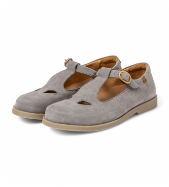 El Naturalista Chaussures en cuir N5873L Sandstone bleu gristre