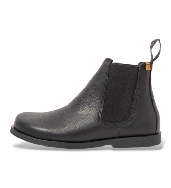 El Naturalista Sandstone black N5875 leather ankle boots