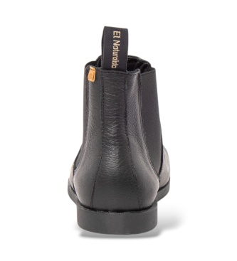 El Naturalista Sandstone black N5875 leather ankle boots