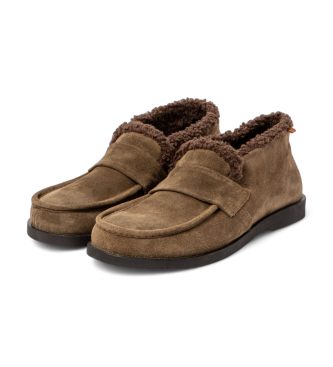 El Naturalista N5878 stivaletti in pelle marrone