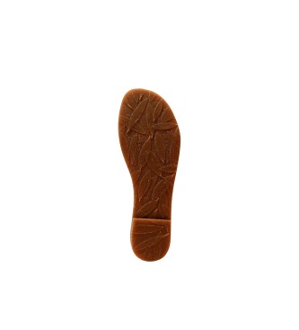El Naturalista Leather Sandals N5882 Bosana brown