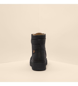 El Naturalista Skórzane buty za kostkę N5900 Wax Nappa Black / Arpea