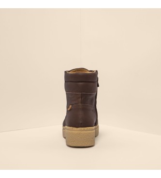 El Naturalista Leather Ankle Boots N5900 Arpea brown -Heel height 4,5cm