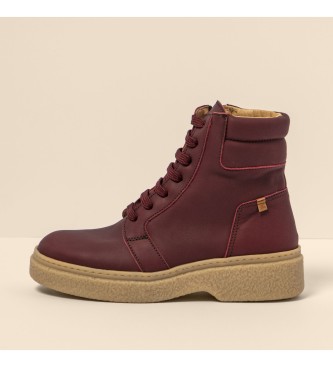 El Naturalista Leather ankle boots N5900 Wax Nappa Cherry / Arpea