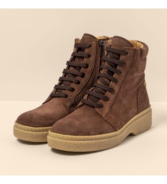 El Naturalista N5900S Arpea brown leather ankle boots brown -Heel height 4,5cm