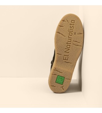 El Naturalista Skórzane buty za kostkę N5901 zielone
