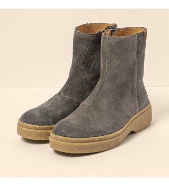 El Naturalista Leather ankle boots N5901 Arpea grey -Heel height 4,5cm