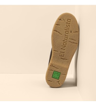 El Naturalista Skórzane buty za kostkę N5902 Wax Nappa zielone