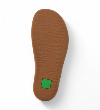El Naturalista Sapatilhas de ballet em pele N5912 Cqui suave