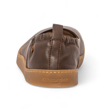El Naturalista Sapatilhas de ballet em pele N5912 Castanho suave