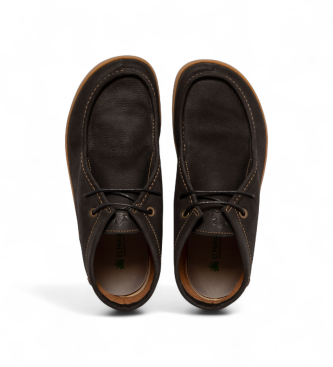 El Naturalista Pleasant leather ankle boots black