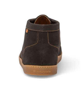 El Naturalista Pleasant leather ankle boots black