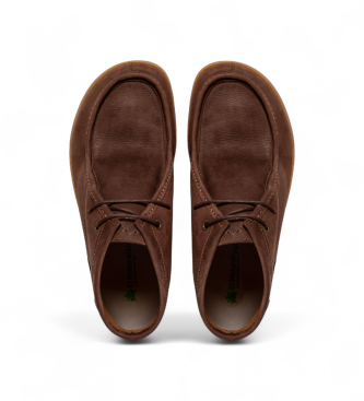 El Naturalista Pleasant brown leather ankle boots