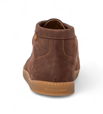 El Naturalista Pleasant brown leather ankle boots