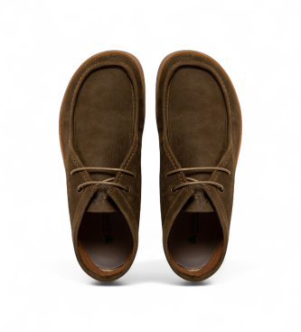El Naturalista Pleasant green leather ankle boots