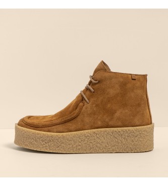 El Naturalista Leather ankle boots N5920 Silk Suede Toffee