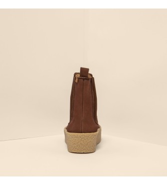 El Naturalista Dolmen brown leather ankle boots N5921 Dolmen -Heel height 4,5cm