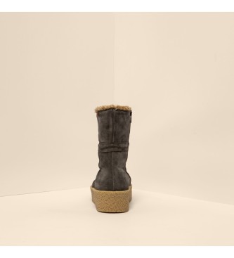 El Naturalista Leather ankle boots N5923 Dolmen grey -Heel height 4,5cm