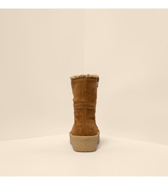 El Naturalista Leather Ankle Boots N5923 Dolmen brown -Heel height 4,5cm