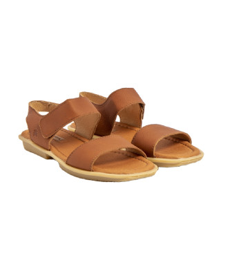 El Naturalista Leather Sandals N5930 Makisu brown