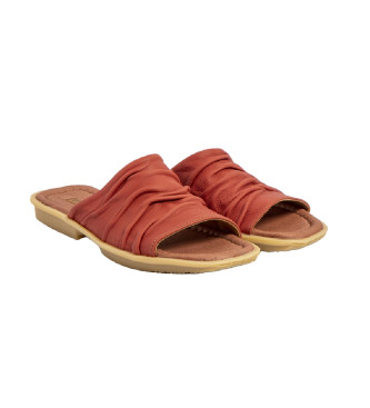 El Naturalista Leather Sandals N5932 Makisu red