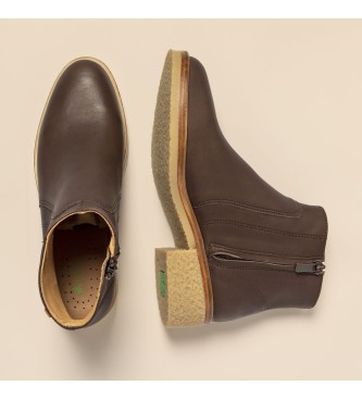El Naturalista Leather ankle boots N5943 dark brown
