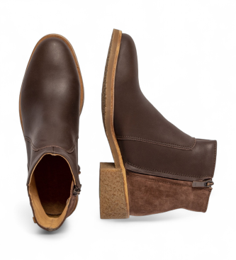 El Naturalista Leather Ankle Boots N5946 Irati brown