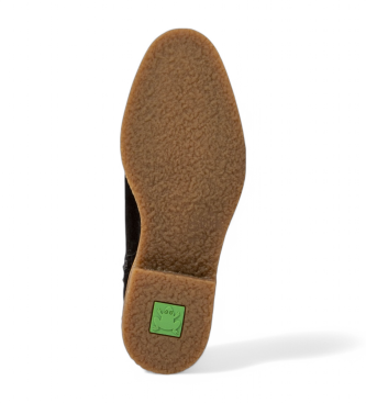 El Naturalista Leren enkellaarsjes N5948 Silk Irati zwart