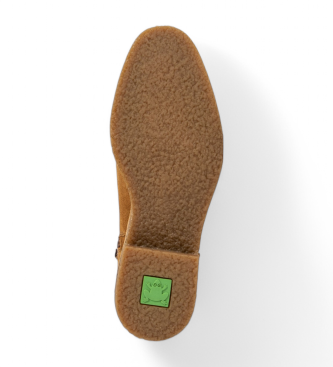 El Naturalista Leren enkellaarsjes N5948 Silk Irati bruin
