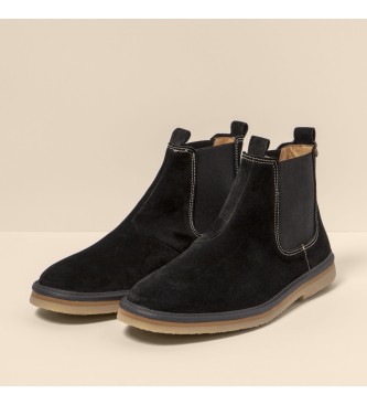 El Naturalista Leather Ankle Boots N5951 Lumbier black