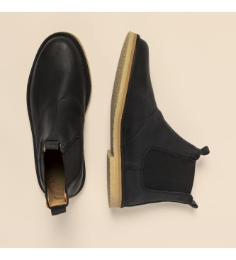 El Naturalista Leather Ankle Boots N5951 Lumbier black