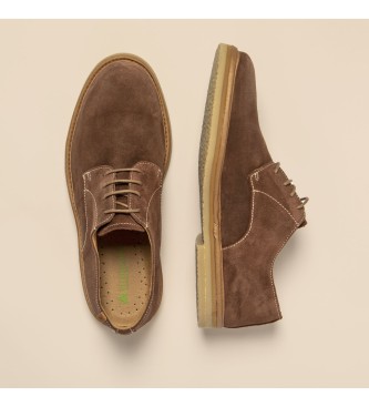 El Naturalista N5952 Silk Suede leather shoes brown