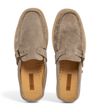 El Naturalista Mocassins de couro N5965 Plantae taupe
