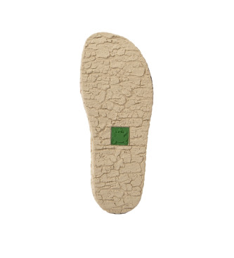 El Naturalista Leather Sandals N5970 Shinrin yellow -Height 5cm wedge