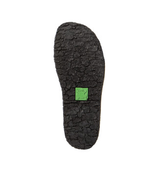 El Naturalista Usnjeni sandali N5972 Shinrin black -Višina pete 5 cm