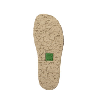 El Naturalista Sandalias de Piel N5972 Shinrin verde -Altura tacn 5cm-
