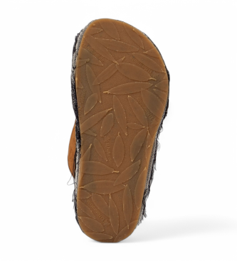 El Naturalista Sandalias de piel N598 Recyclus marrn
