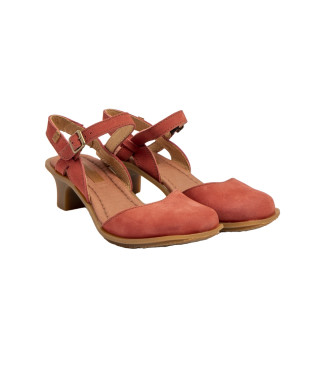 El Naturalista Leather Sandals N5990 Igusa red -Heel Height 5cm