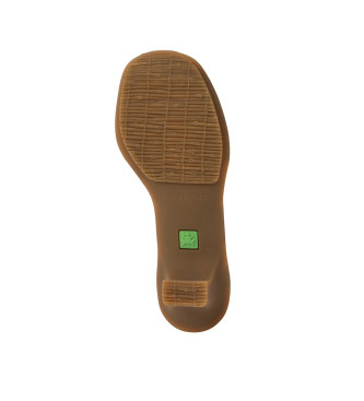 El Naturalista Leather Sandals N5990 Igusa navy -Heel height 5cm